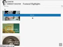 Sites similar to lexingtoncommunityed.org
