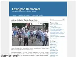 Sites similar to lexingtondemocrats.wordpress.com