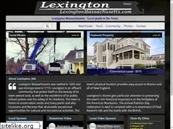 Sites similar to lexingtonmassachusetts.com