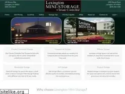 Sites similar to lexingtonministorage.com