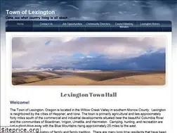 Sites similar to lexingtonoregon.com