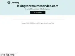 Sites similar to lexingtonresumeservice.com