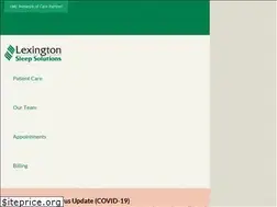 Sites similar to lexingtonsleepsolutions.com