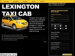 Sites similar to lexingtontaxicabs.com