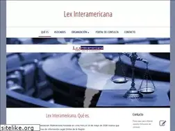 Sites similar to lexinteramericana.com