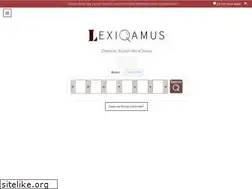 Sites similar to lexiqamus.com