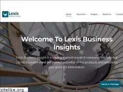 Sites similar to lexisbusinessinsights.com