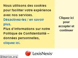 Sites similar to lexisnexis.fr