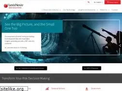 Sites similar to lexisnexisrisk.com