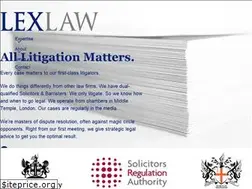 Sites similar to lexlaw.co.uk
