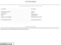 Sites similar to lexmeridian.com