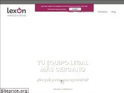 Sites similar to lexonabogados.com