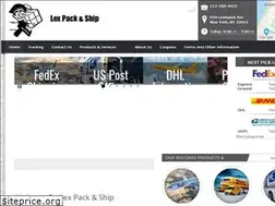 Sites similar to lexpackandship.com