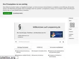 Sites similar to lexparency.de