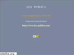 Sites similar to lexpublica.free.fr