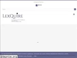 Sites similar to lexquire.de