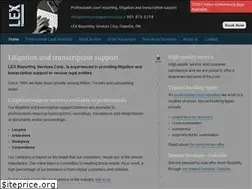 Sites similar to lexreportingservices.com