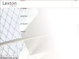 Sites similar to lexton-avocats.com