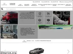 Sites similar to lexusofchattanooga.com