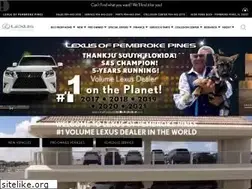 Sites similar to lexusofpembrokepines.com
