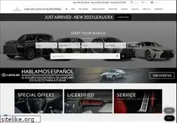 Sites similar to lexusofsilverspring.com