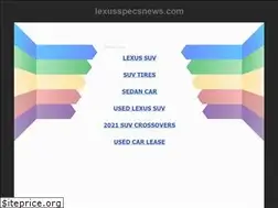 Sites similar to lexusspecsnews.com