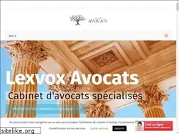 Sites similar to lexvox-avocat.fr