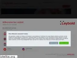 Sites similar to leyboldproducts.ch