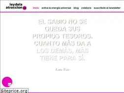 Sites similar to leydelaatraccion.lat