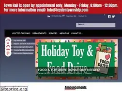 Sites similar to leydentownship.com