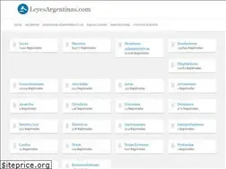 Sites similar to leyesargentinas.com