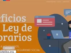 Sites similar to leyhonorarios.cl
