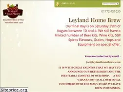 Sites similar to leyland-home-brew.co.uk
