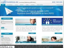 Sites similar to leyprodatos.es