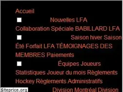 Sites similar to lfahockey.com