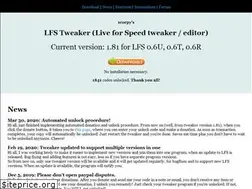 Sites similar to lfs-tweaker.com