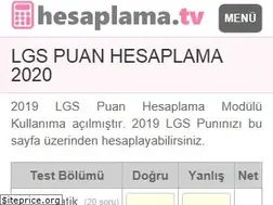 Sites similar to lgs-puan.hesaplama.tv