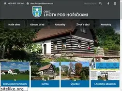 Sites similar to lhotapodhorickami.cz