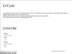 Sites similar to li-cycle.com
