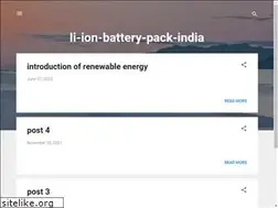 Sites similar to li-ion-battery-packs-india.blogspot.com