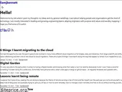 Sites similar to liamjbennett.me