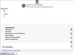 Sites similar to lib.cuhk.edu.hk