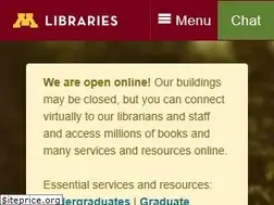 Sites similar to lib.umn.edu
