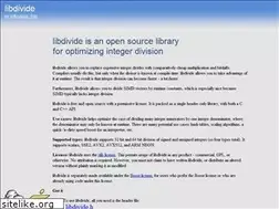 Sites similar to libdivide.com