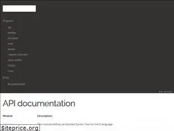 Sites similar to libdparse.dlang.io