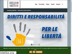 Sites similar to liberalismogobettiano.it