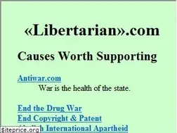 Sites similar to libertarian.com