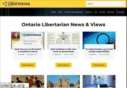 Sites similar to libertarian.on.ca