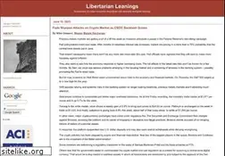 Sites similar to libertarianleanings.com
