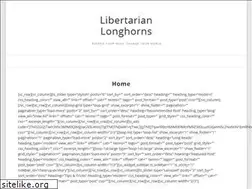 Sites similar to libertarianlonghorns.com